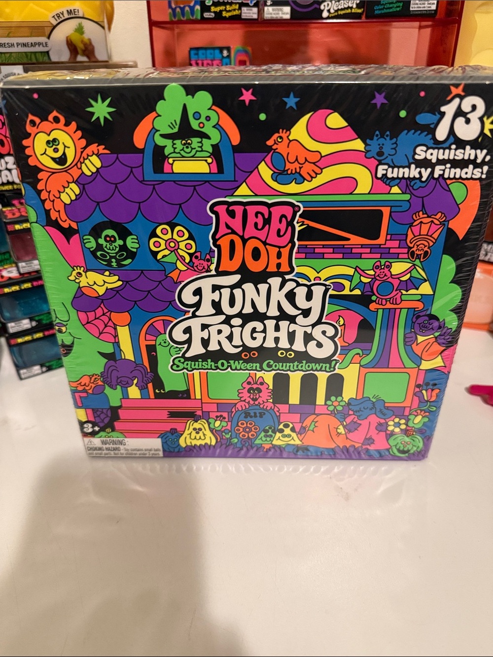 NeeDoh Funky Frights Squish-O-Ween Countdown (Hard to Find!)